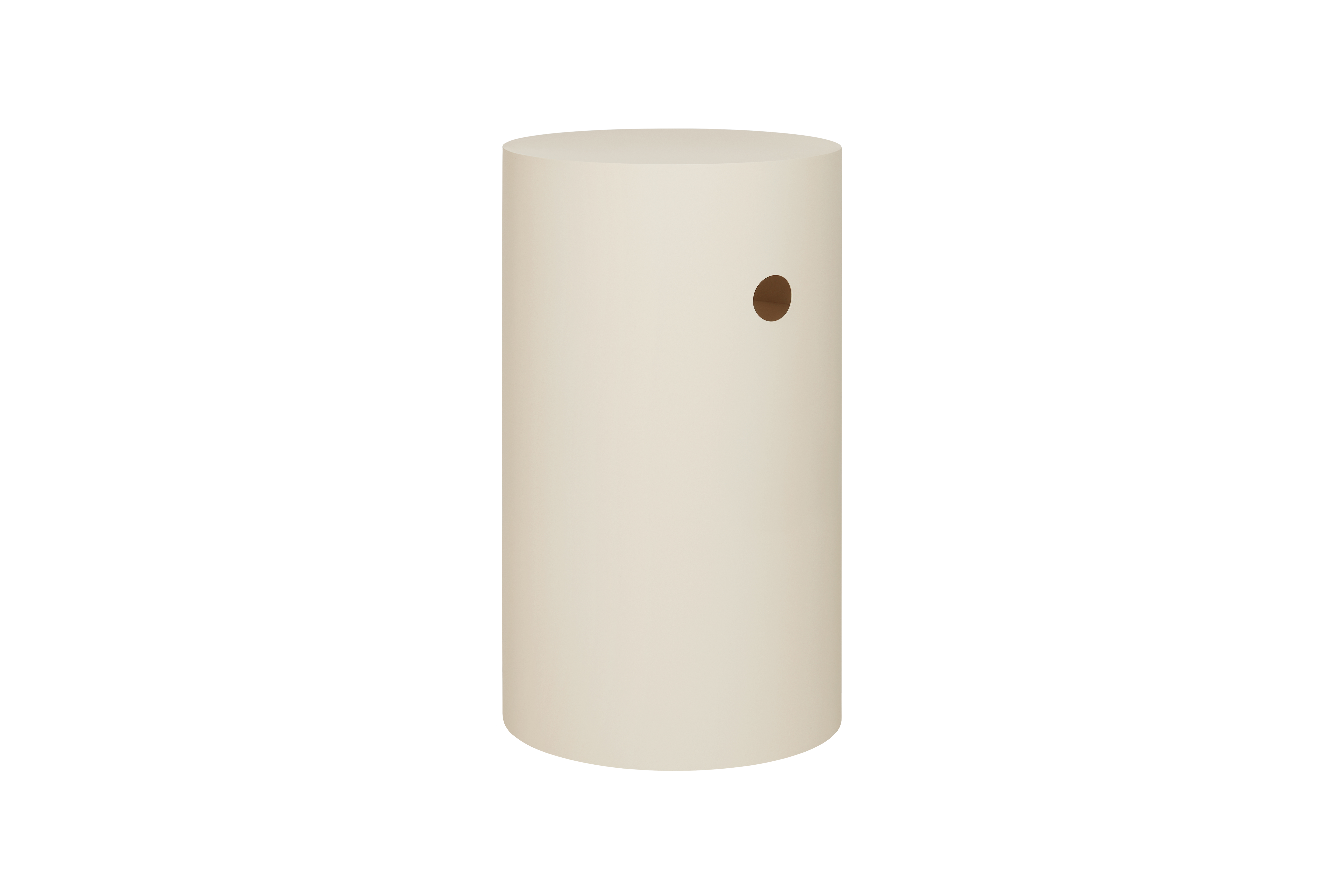 Hide Pedestal, Light Ivory Textured, Art. no. 30746 (image 2)