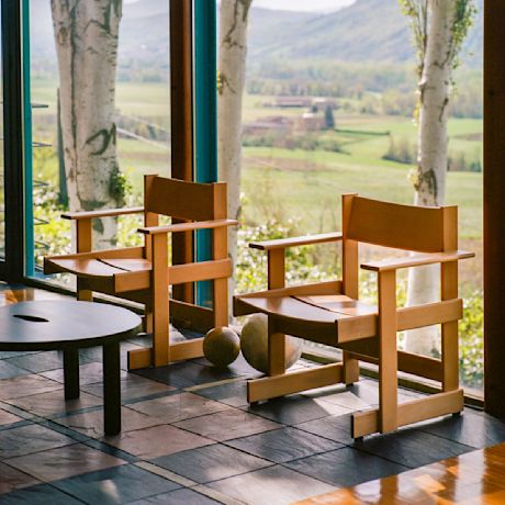 Bullnose Lounge Chair, Natural