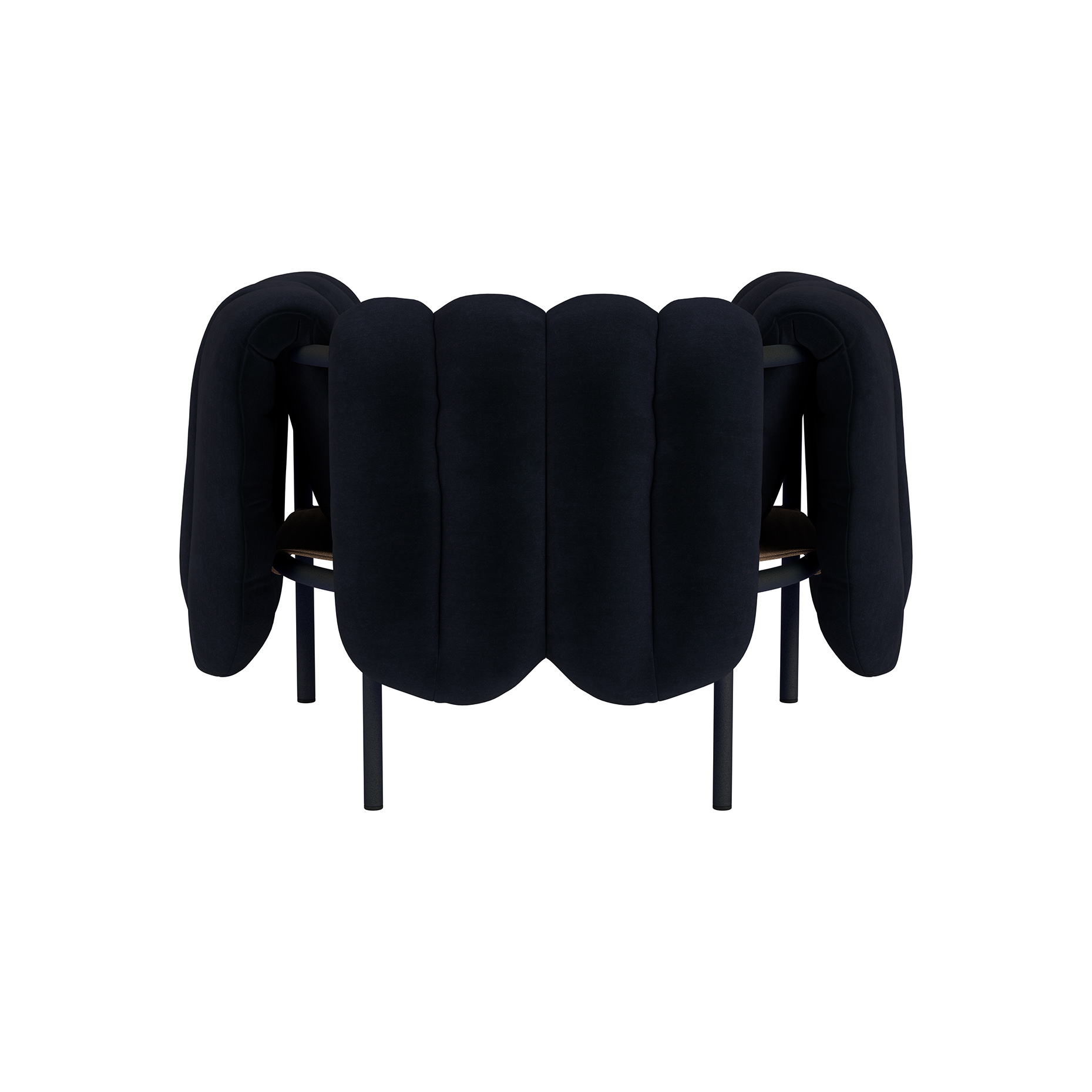 Puffy Lounge Chair, Velluto Coex VL30 / Black Grey (UK), Art. no. 31848 (image 5)