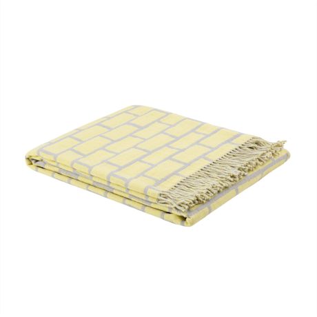 Brick Throw, Yellow / Grey