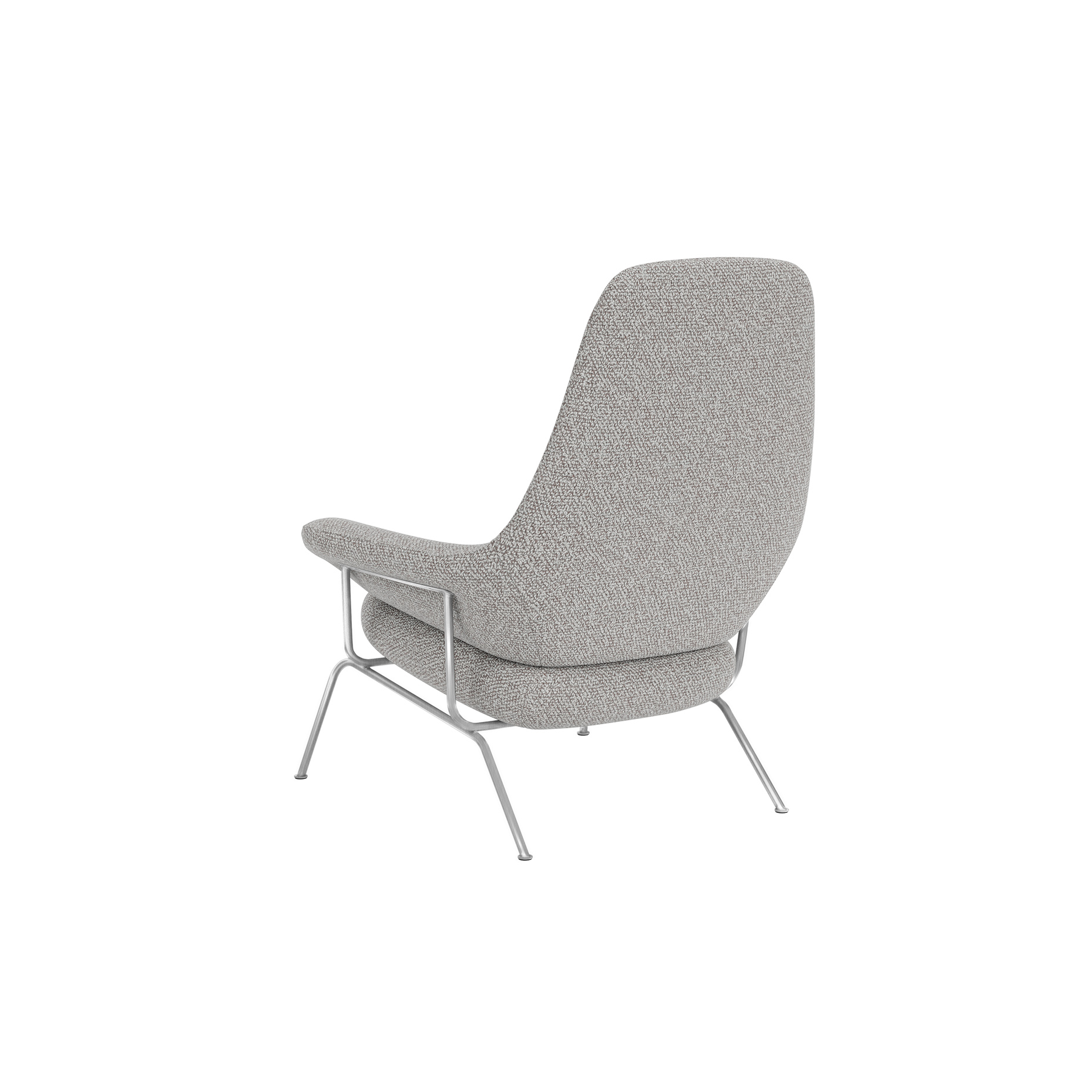 Hai Lounge Chair, Storr 612/Brushed Stainless, Art. no. 31751 (image 4)