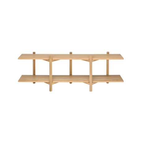 Zig Zag Shelf Media, Oak