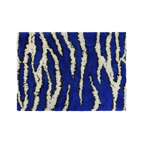 Monster Rug Medium, Ultramarine Blue / Off-white