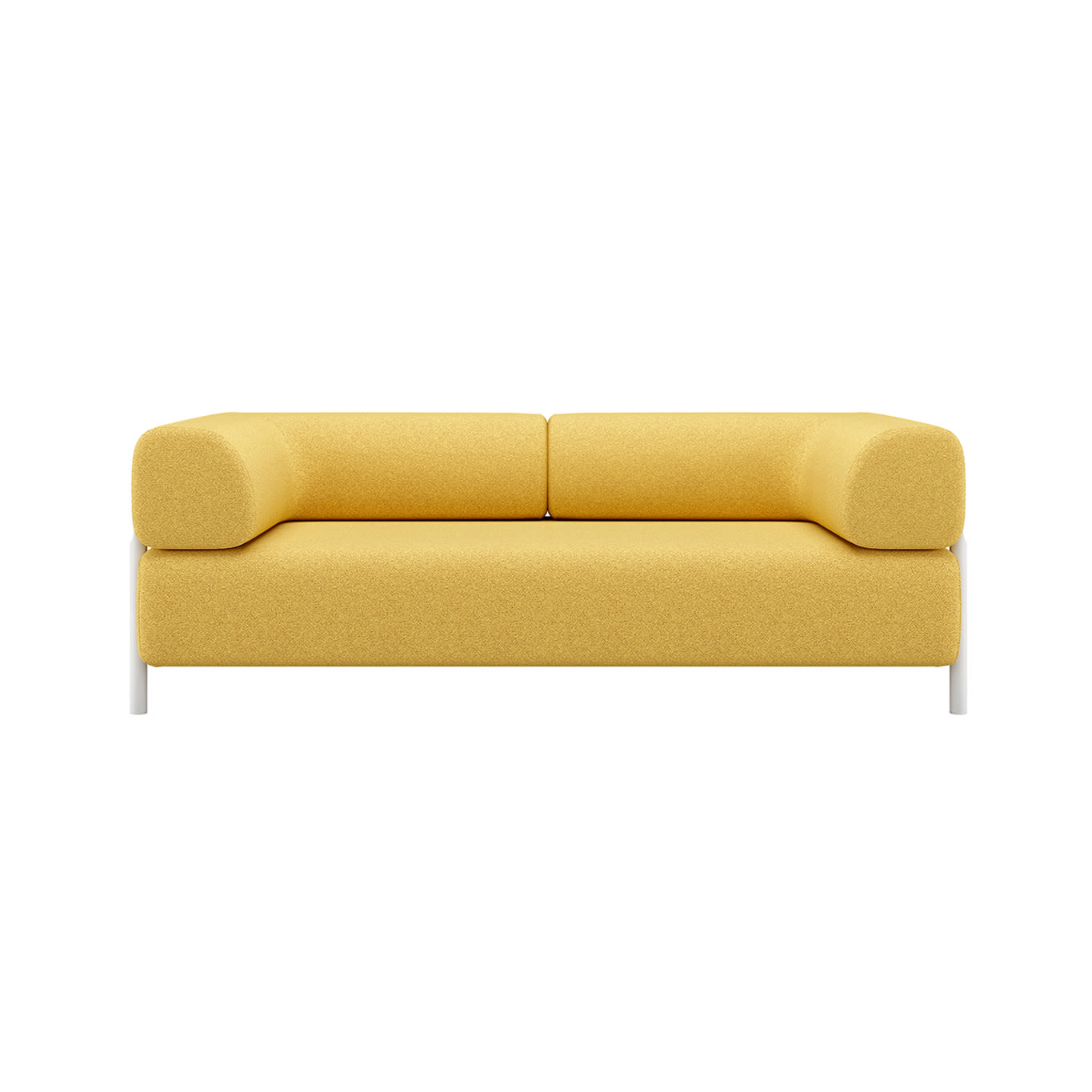 2-seater Sofa with Armrests, Sunflower