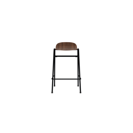 Touchwood Counter Stool, Walnut / Black