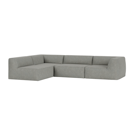 Great 3-seater Sofa Corner Left, Safire 0012