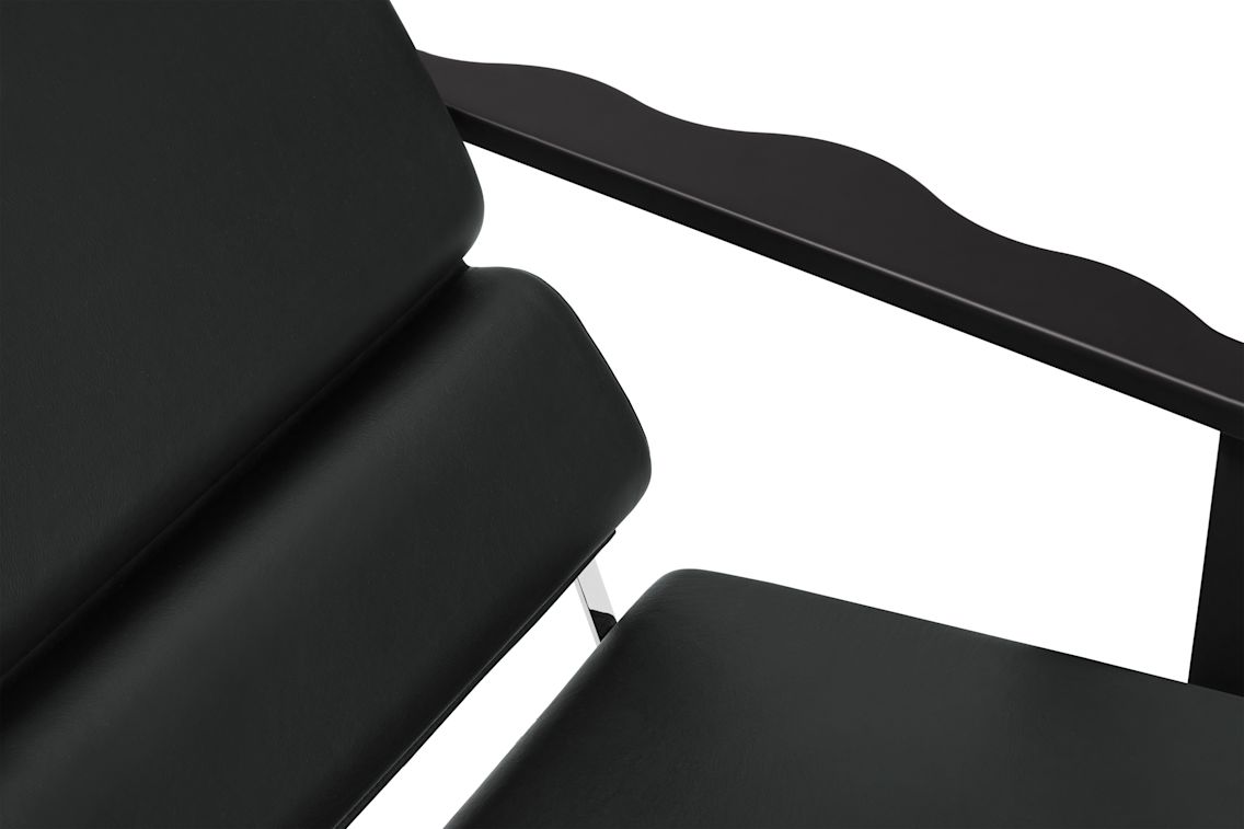 Experiment Lounge Chair, 502 / Black / Black Leather, Art. no. 30943 (image 5)