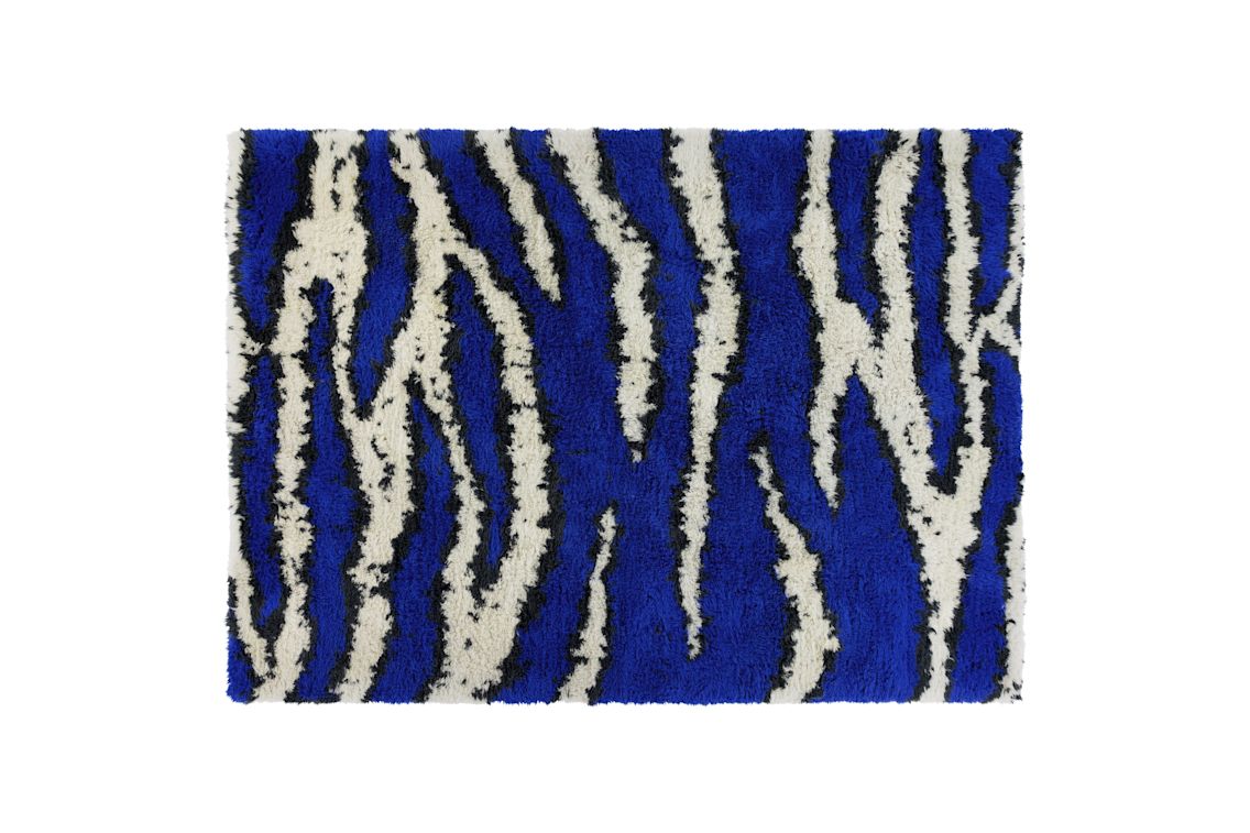 Monster Rug Extra Large, Ultramarine Blue / Off-white, Art. no. 30490 (image 1)