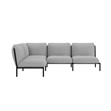 Kumo Corner Sofa Left, Porcelain