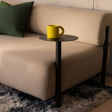 Palo Side Table, Jet Black