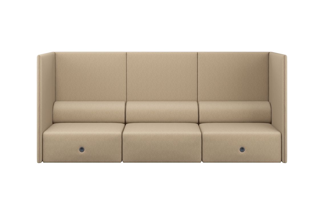 Palo Block 3-seater Sofa High Back, Beige, Art. no. 31402 (image 4)