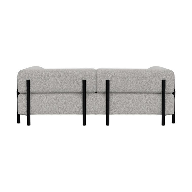 Palo 2-seater Sofa with Armrests, Storr 612/Black, Art. no. 90751 (image 5)