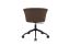 Kendo Swivel Chair 5-star Castors, Rosewood / Black, Art. no. 20461 (image 4)