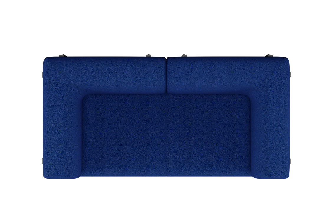 Palo 2-seater Sofa with Armrests, Cobalt, Art. no. 20360 (image 3)