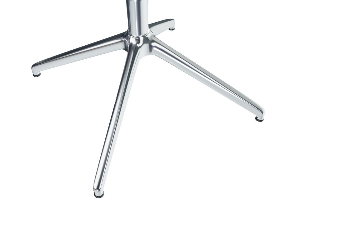 Kendo Swivel Chair 4-star Return, Icicle / Polished, Art. no. 30974 (image 5)