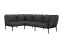 Kumo Corner Sofa Left with Armrest, Graphite, Art. no. 30440 (image 2)