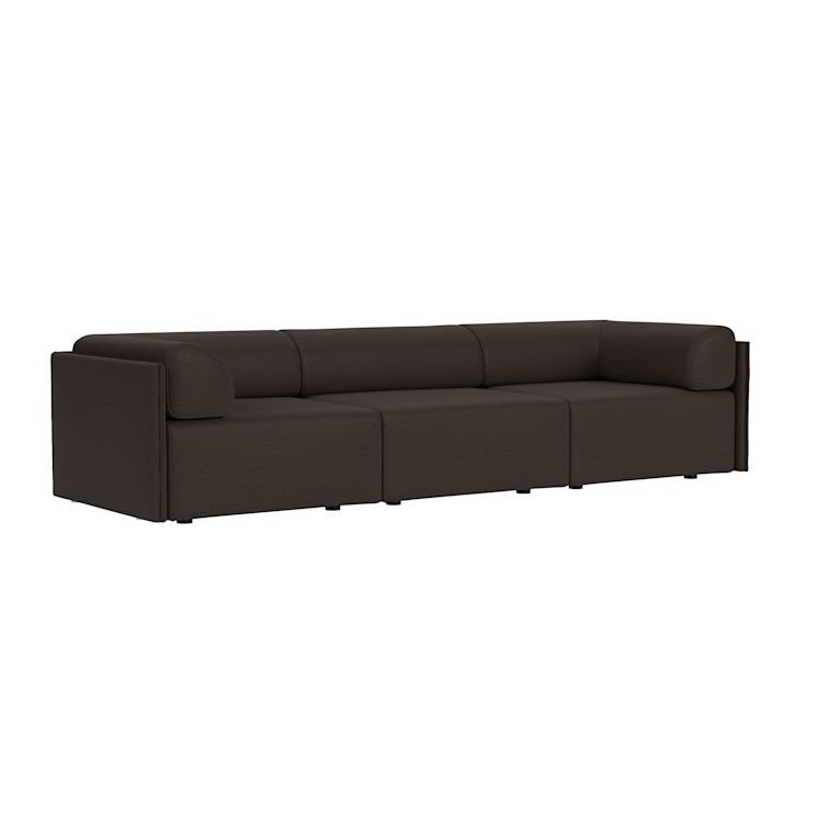 Palo Block 3-seater Sofa Low Back with Armrests, Amdal 280, Art. no. 95101 (image 1)