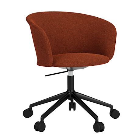 Kendo Swivel Chair 5-star Castors, Canyon / Black