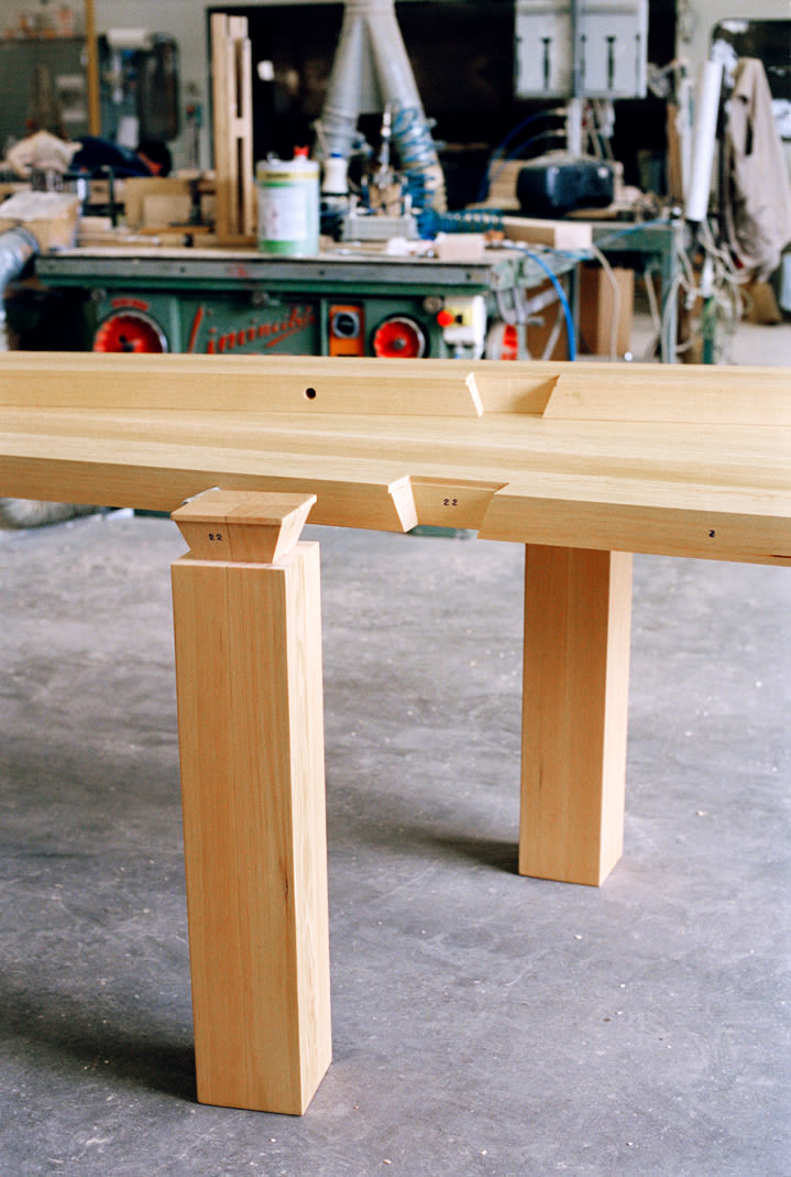 An editorial image from behind the scenes of making Max Table.