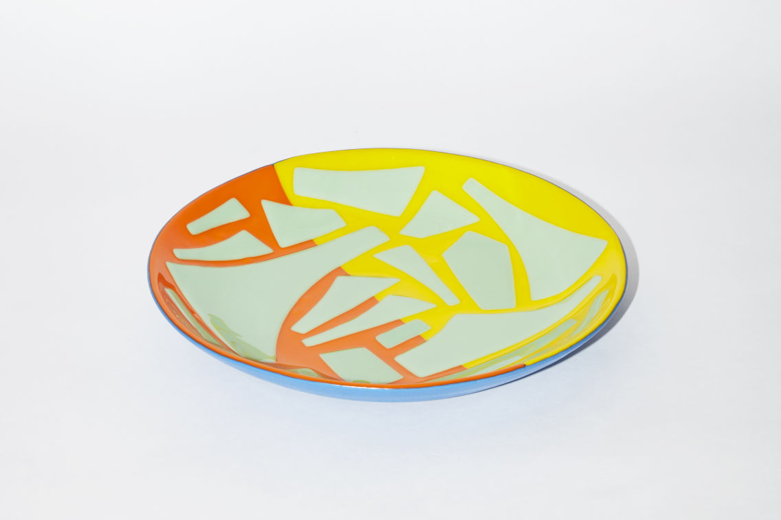 Offcut Plate, Yellow / Orange / Green, Art. no. 70024 (image 1)