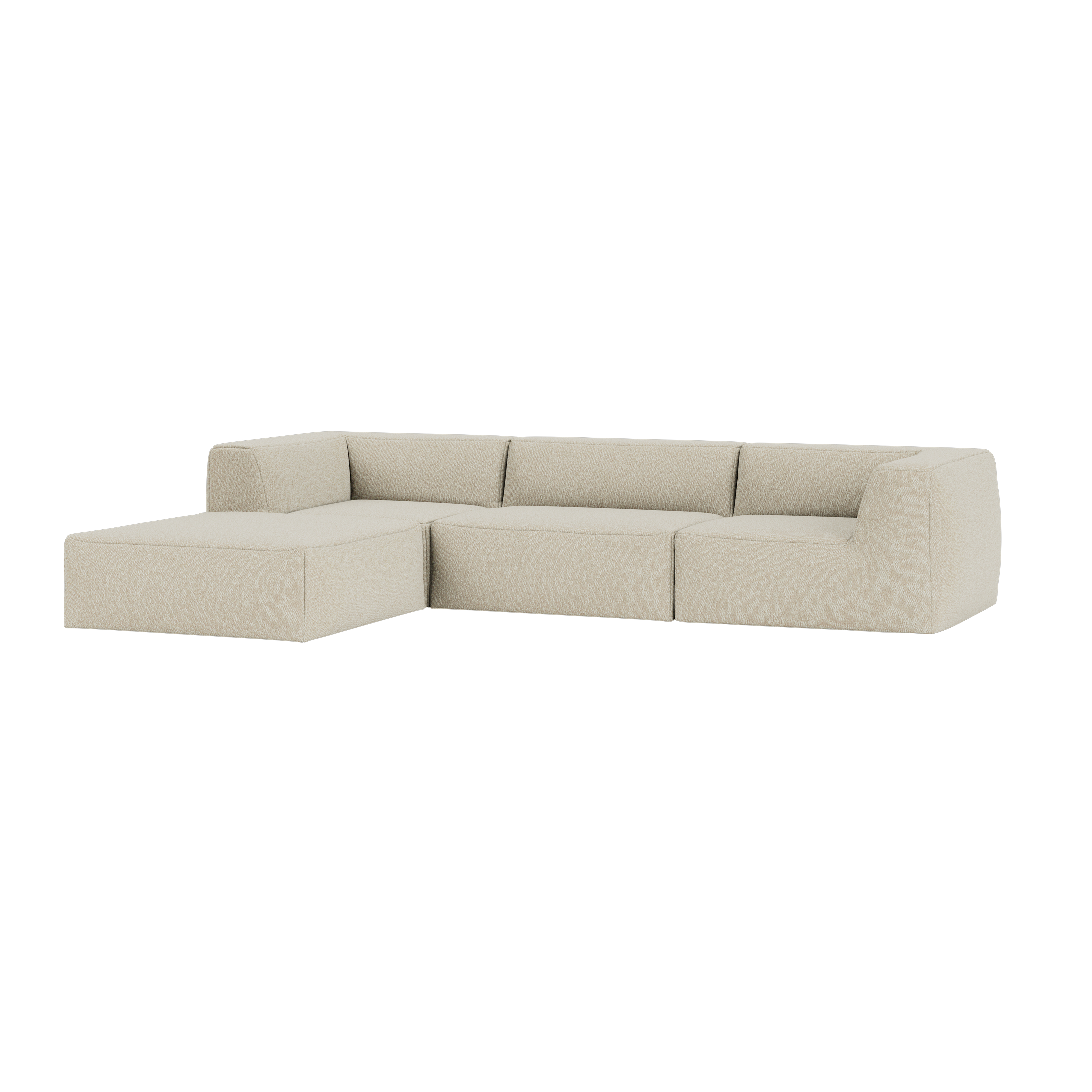 Great 3-seater Sofa Chaise Left, Safire 0014 (UK)