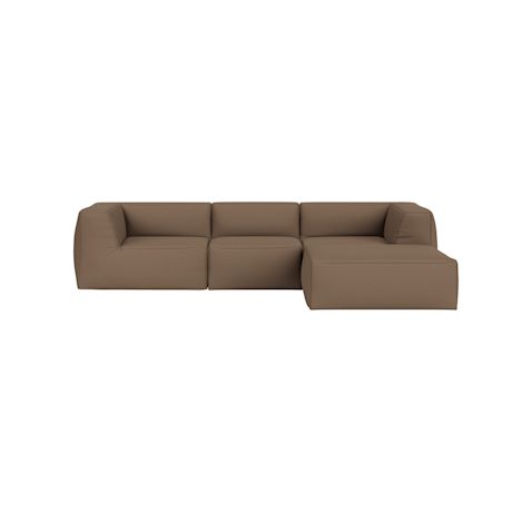 Great 3-Seater Sofa Narrow Chaise Right, Autumn 0361 (UK)