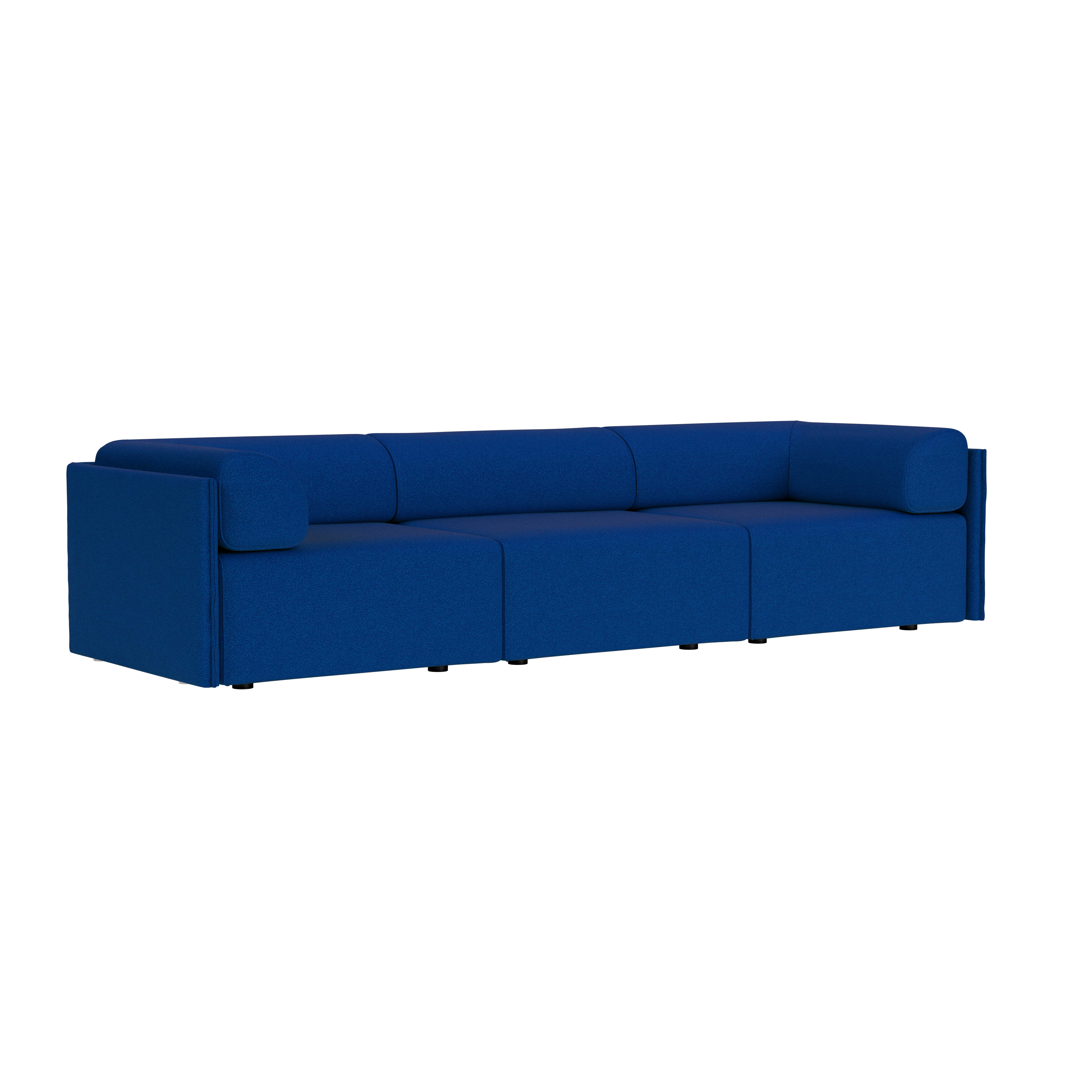3-seater Sofa Low Back with Armrests