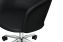 Kendo Swivel Chair 5-star Castors, Black Leather / Polished, Art. no. 20249 (image 7)
