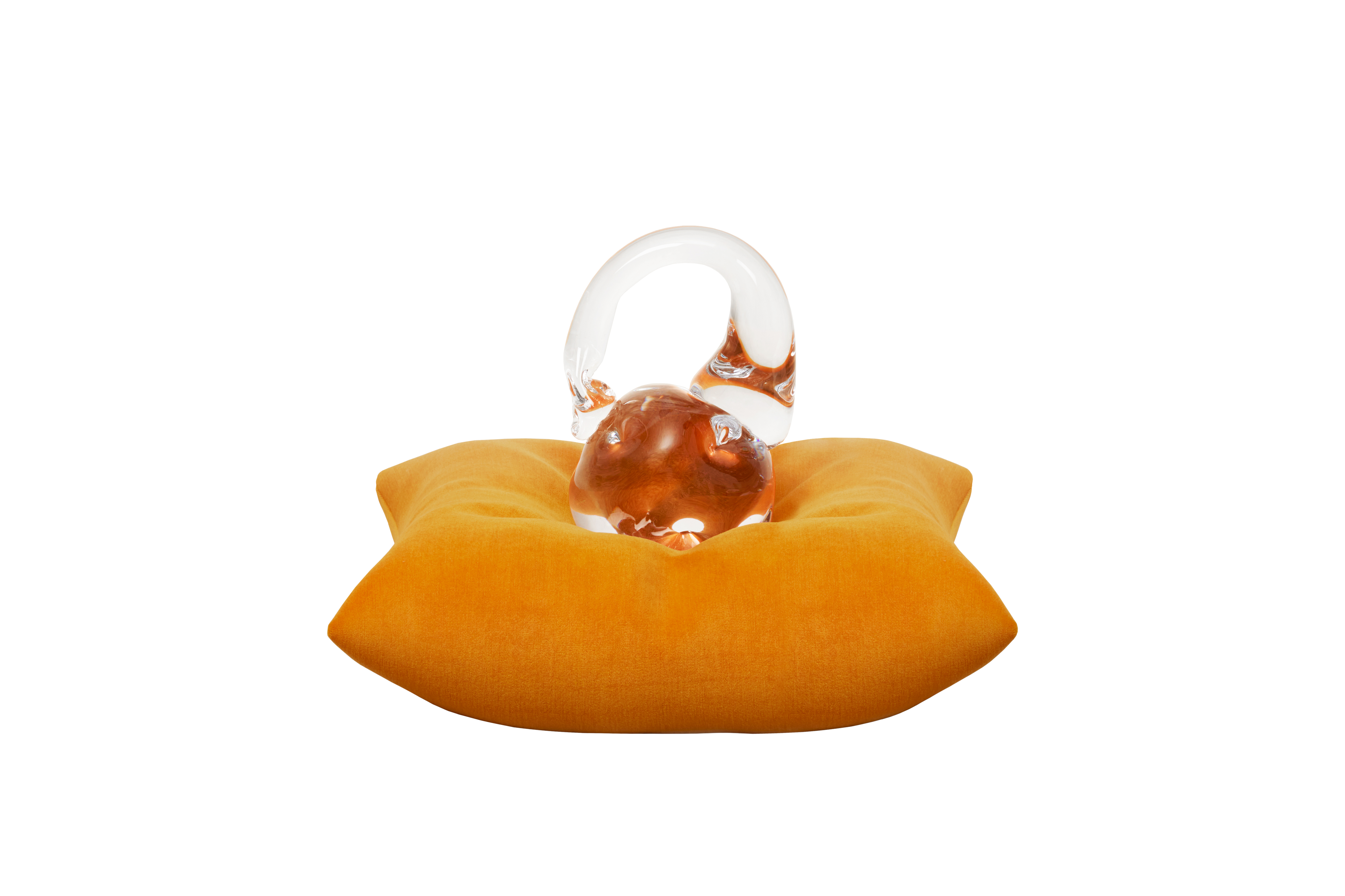 Velvet Cushion Medium, Blue, Art. no. 30781 (image 3)