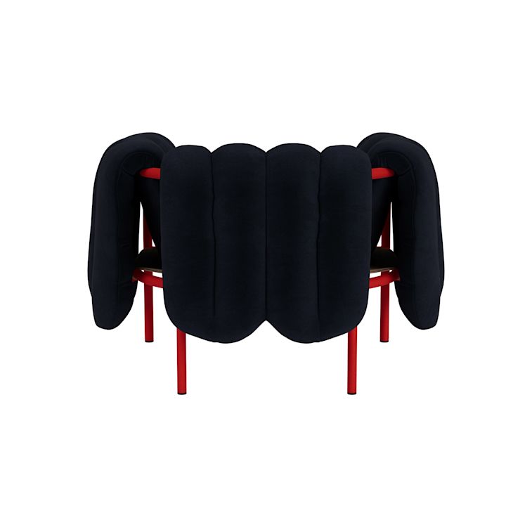 Puffy Lounge Chair, Velluto Coex VL30 / Traffic Red (UK), Art. no. 31852 (image 5)