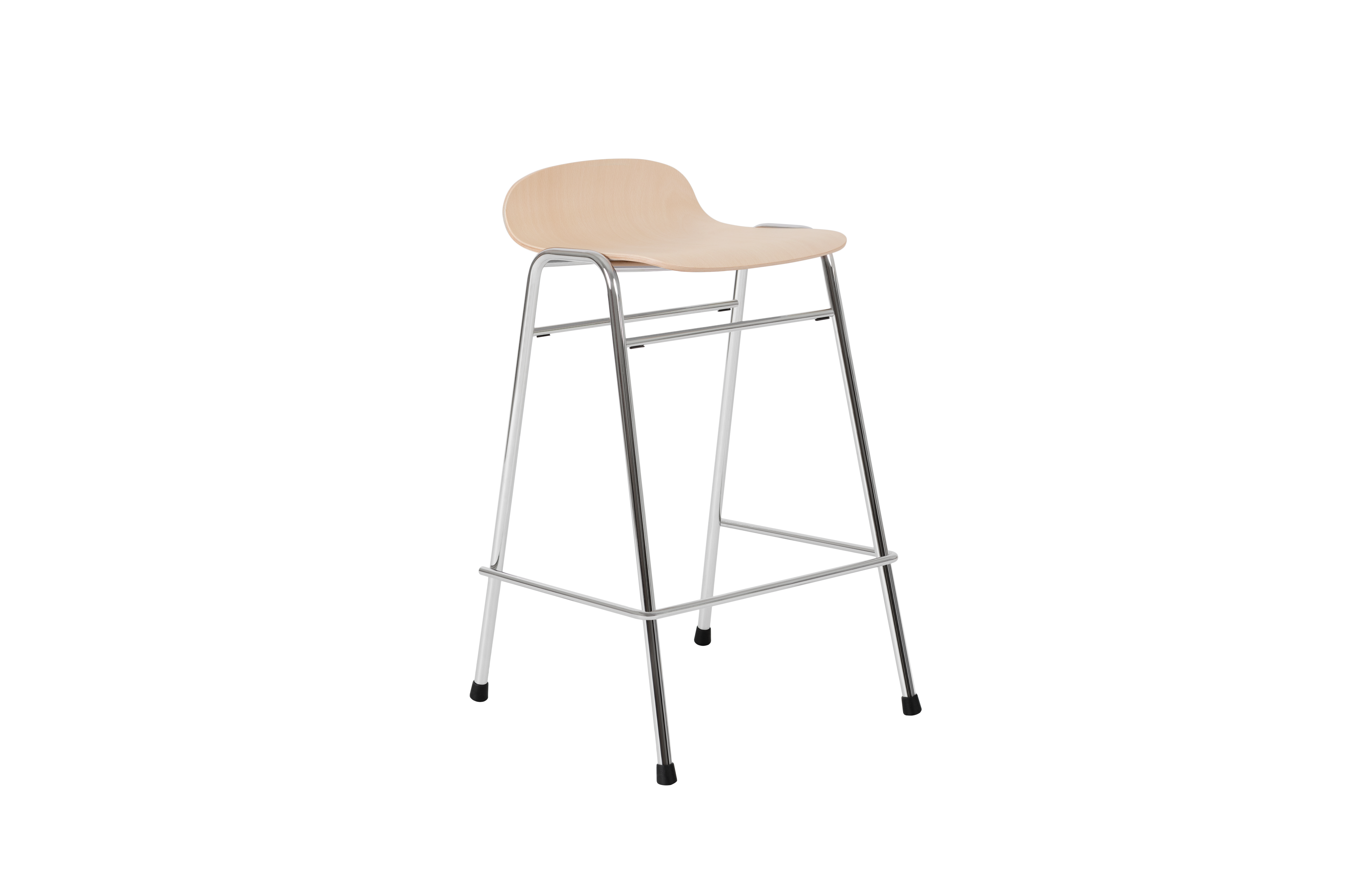 Touchwood Counter Stool, Beech / Chrome, Art. no. 20152 (image 1)