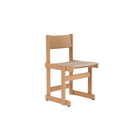 Bullnose Chair, Natural / Swan Seat Pad