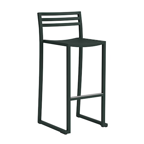 Chop Bar Chair, Black Green