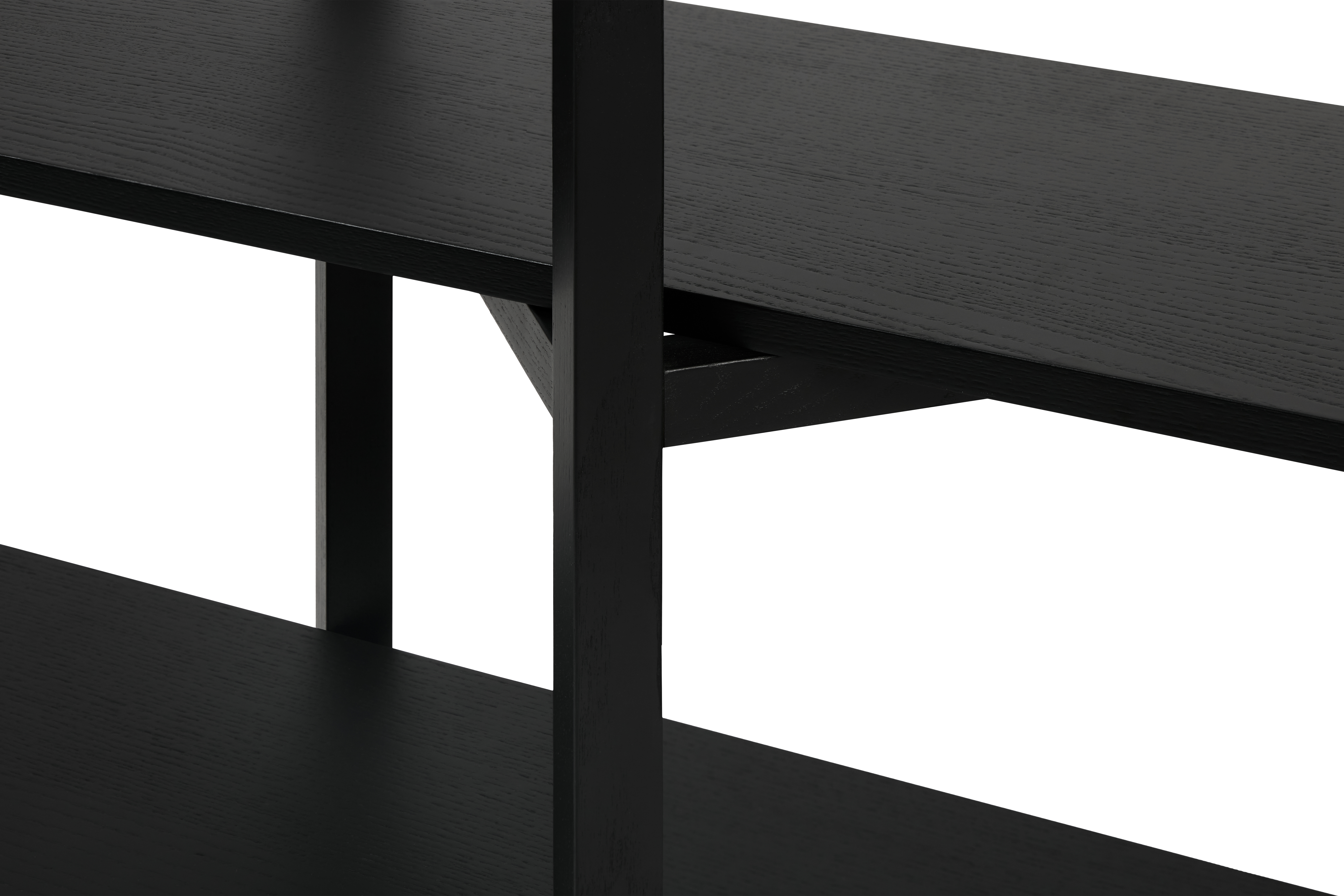 Zig Zag Shelf Low, Black, Art. no. 30984 (image 3)