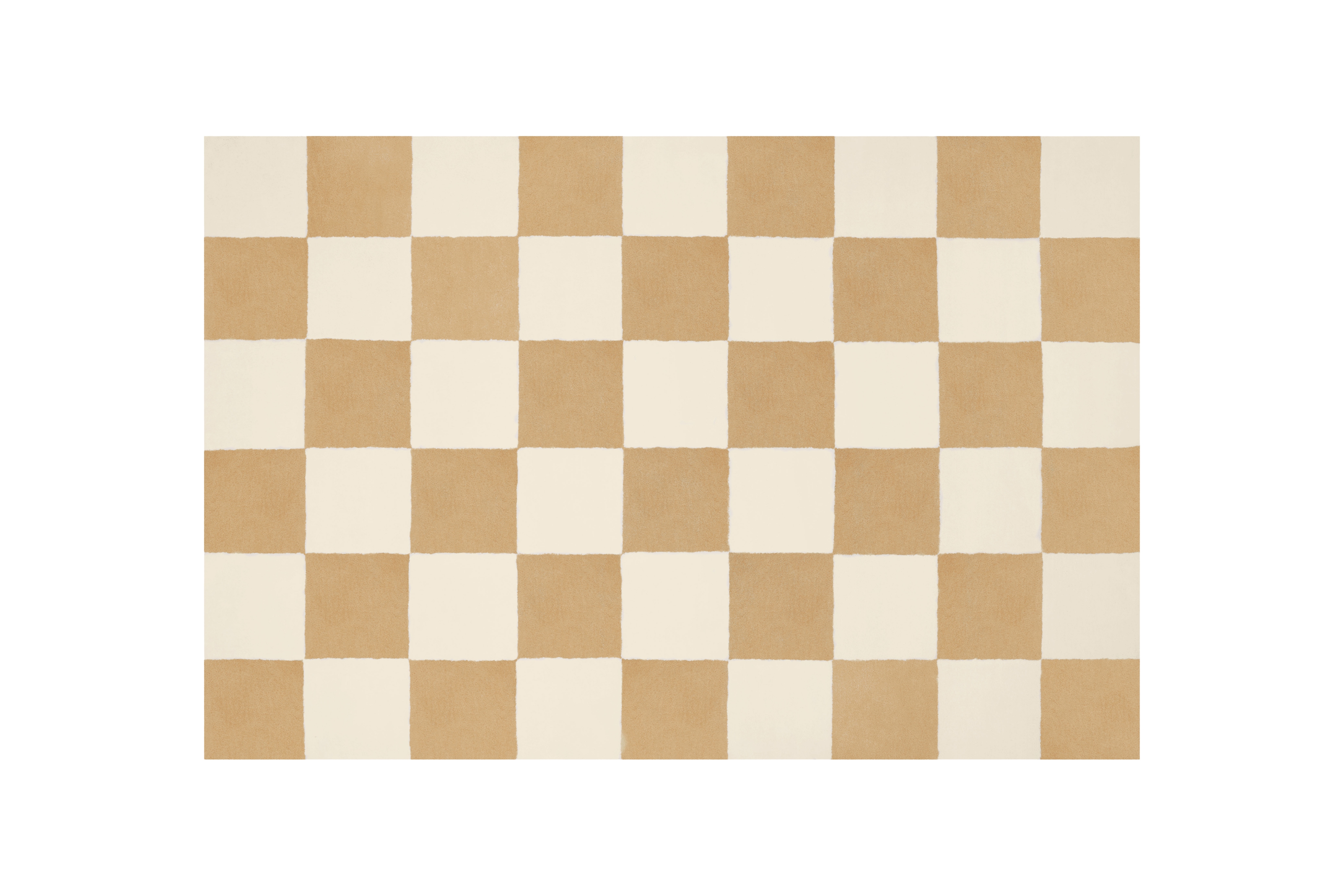 Pattern Rug Large, Off-white / Cream Check, Art. no. 31364 (image 1)