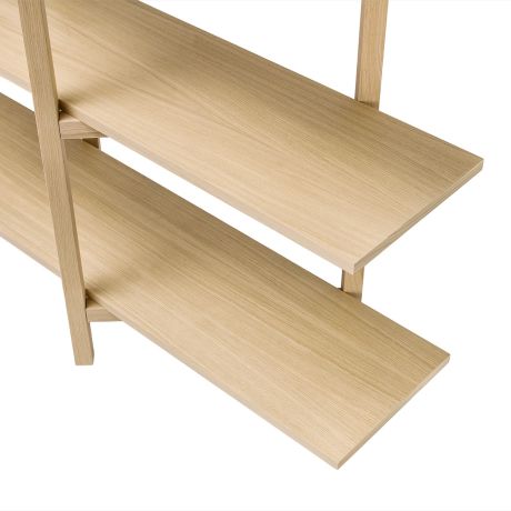 Zig Zag Shelf Media, Oak