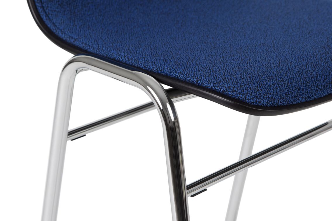 Touchwood Counter Stool, Cobalt / Chrome (UK), Art. no. 20877 (image 5)