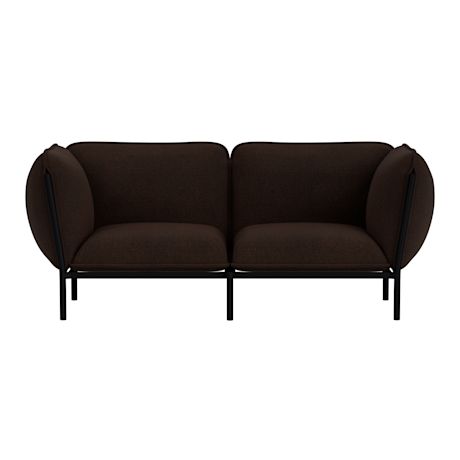 Kumo 2-seater Sofa with Armrests, Sera Rosewood