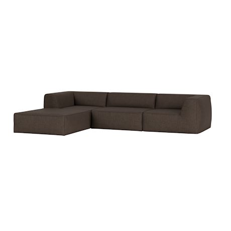 Great 3-seater Sofa Chaise Left, Safire 0003