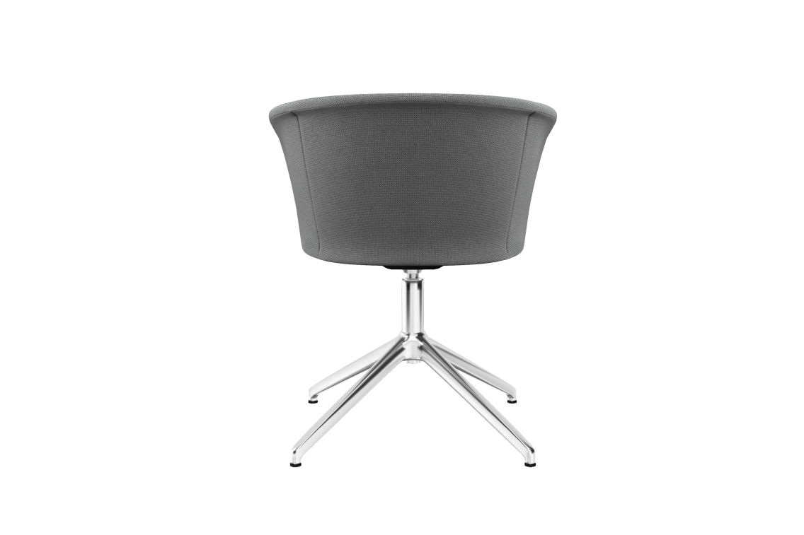Kendo Swivel Chair 4-star Return, Grey / Polished, Art. no. 30970 (image 4)