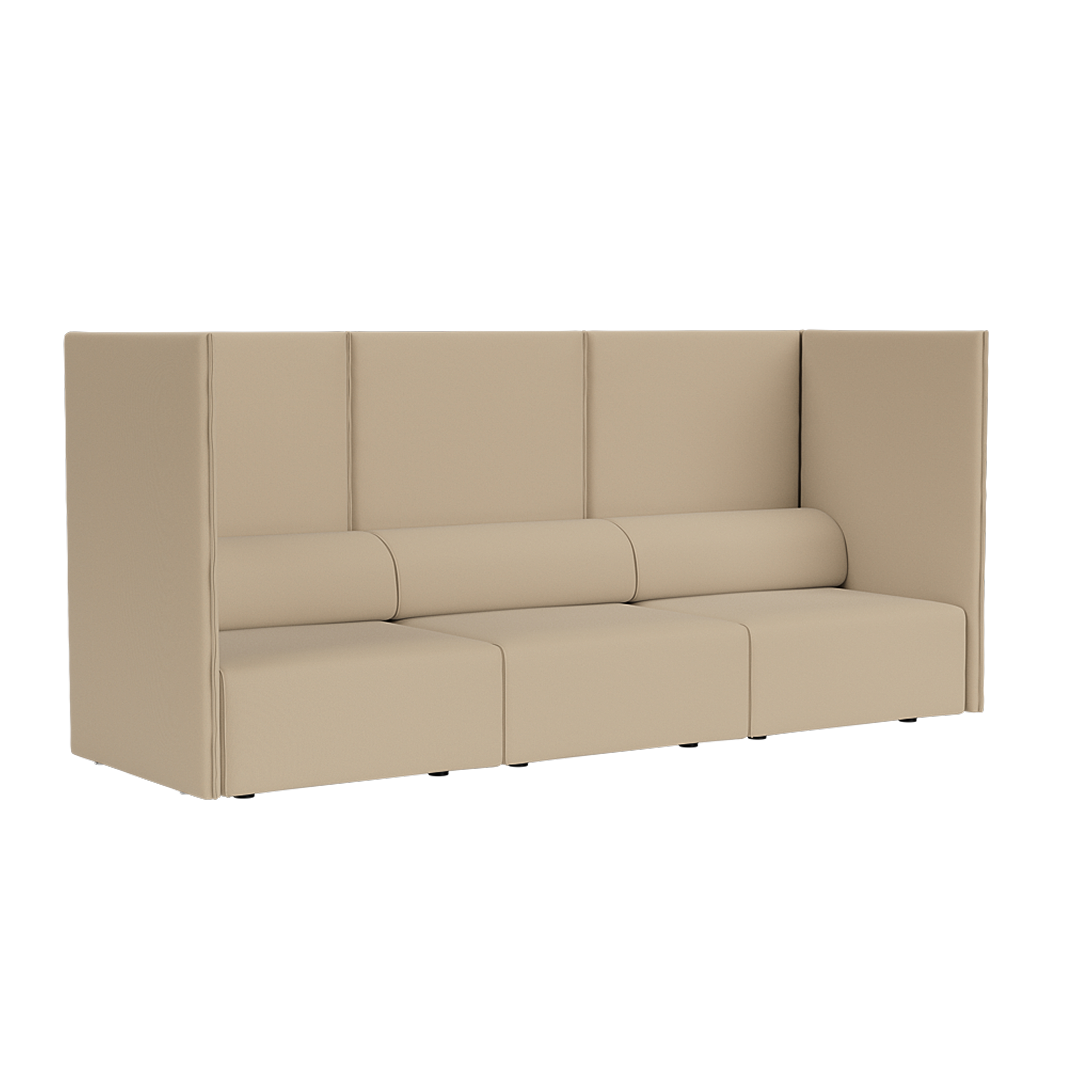3-seater Sofa High Back
