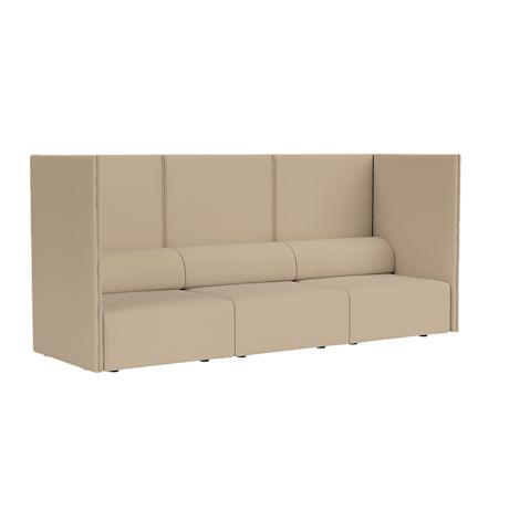 Palo Block 3-seater Sofa High Back, Autumn 221