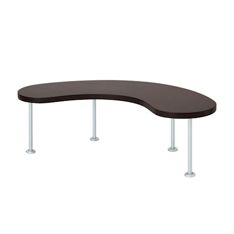 Worm Coffee Table Large, Brown/Steel