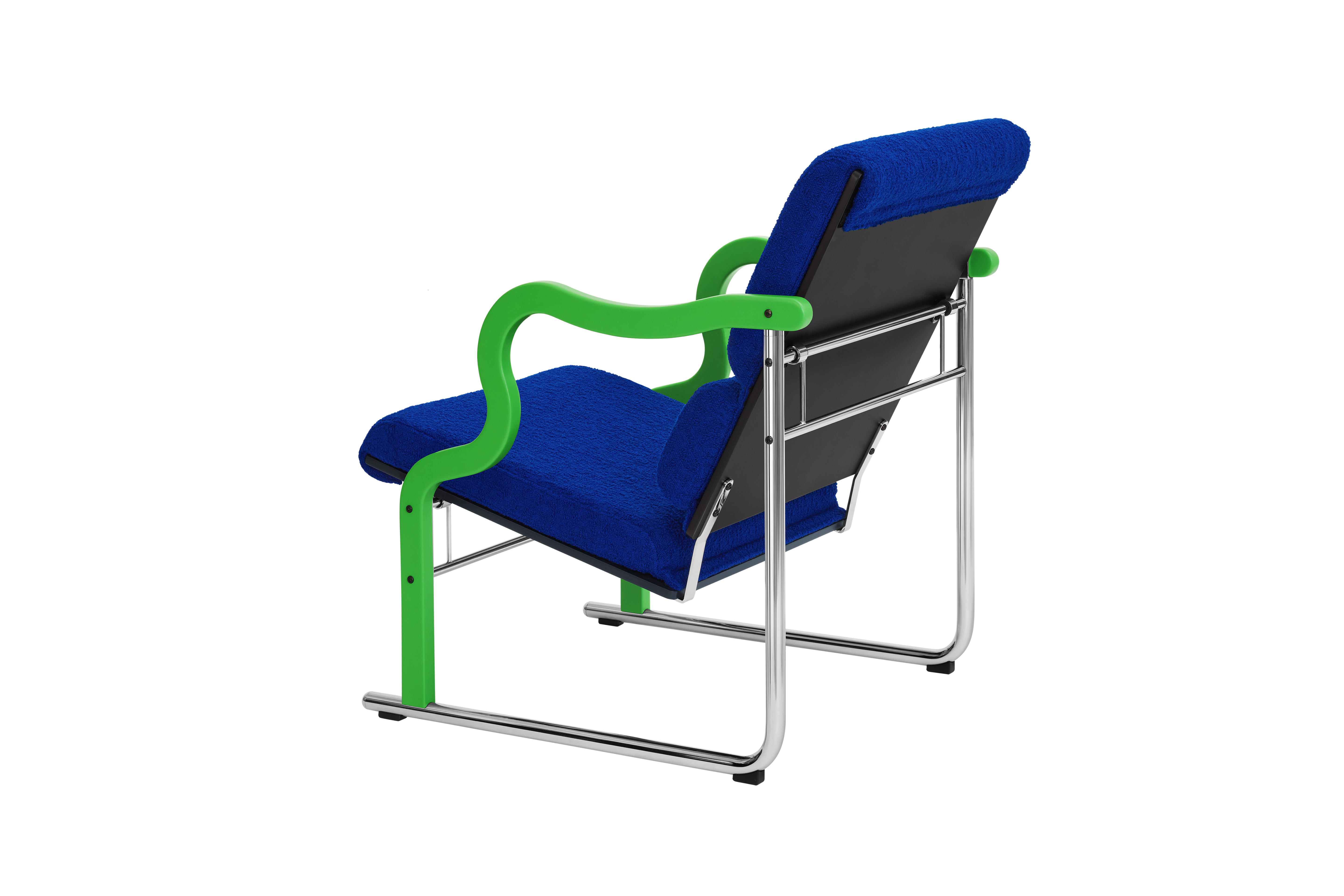 Experiment Lounge Chair, 501 / Green / Ultramarine, Art. no. 30940 (image 4)