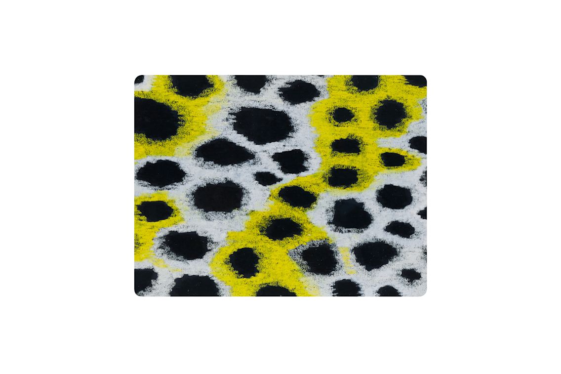 Monster Placemat (Set of 2), White / Yellow / Black, Art. no. 31535 (image 1)