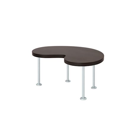Worm Coffee Table Small, Brown/Steel