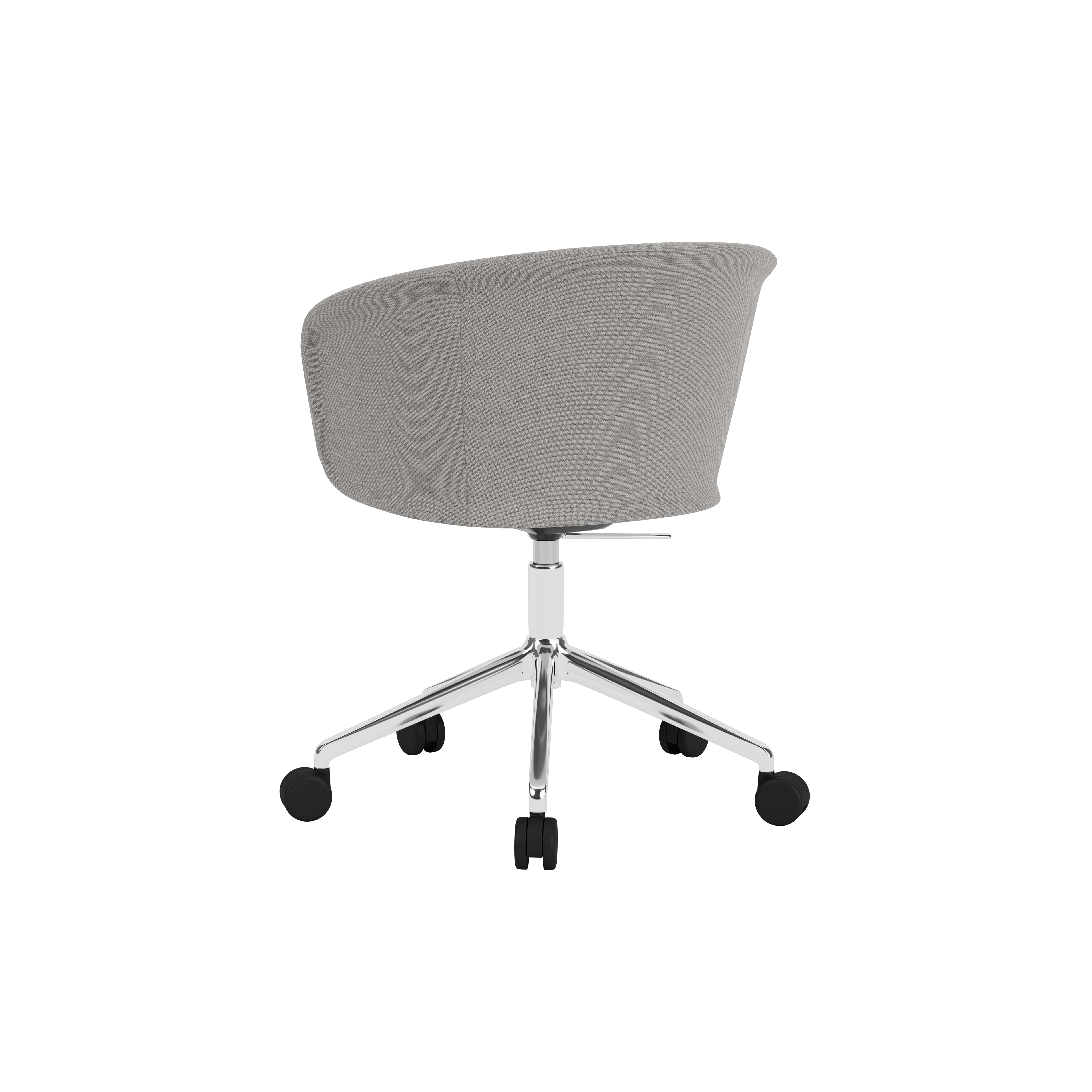 Kendo Swivel Chair 5-star Castors, Cura 60112/Polished, Art. no. 31974 (image 4)
