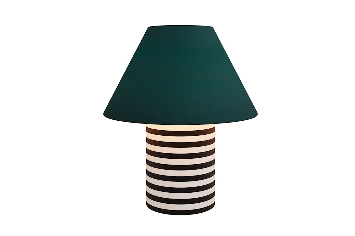 Toto Table Lamp Large, Pine / Black & White H Stripe (EU), Art. no. 31184 (image 2)