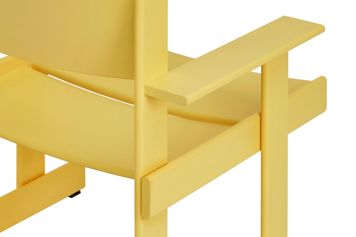 Bullnose Lounge Chair, Yellow / Swan Seat Pad, Art. no. 31670 (image 7)