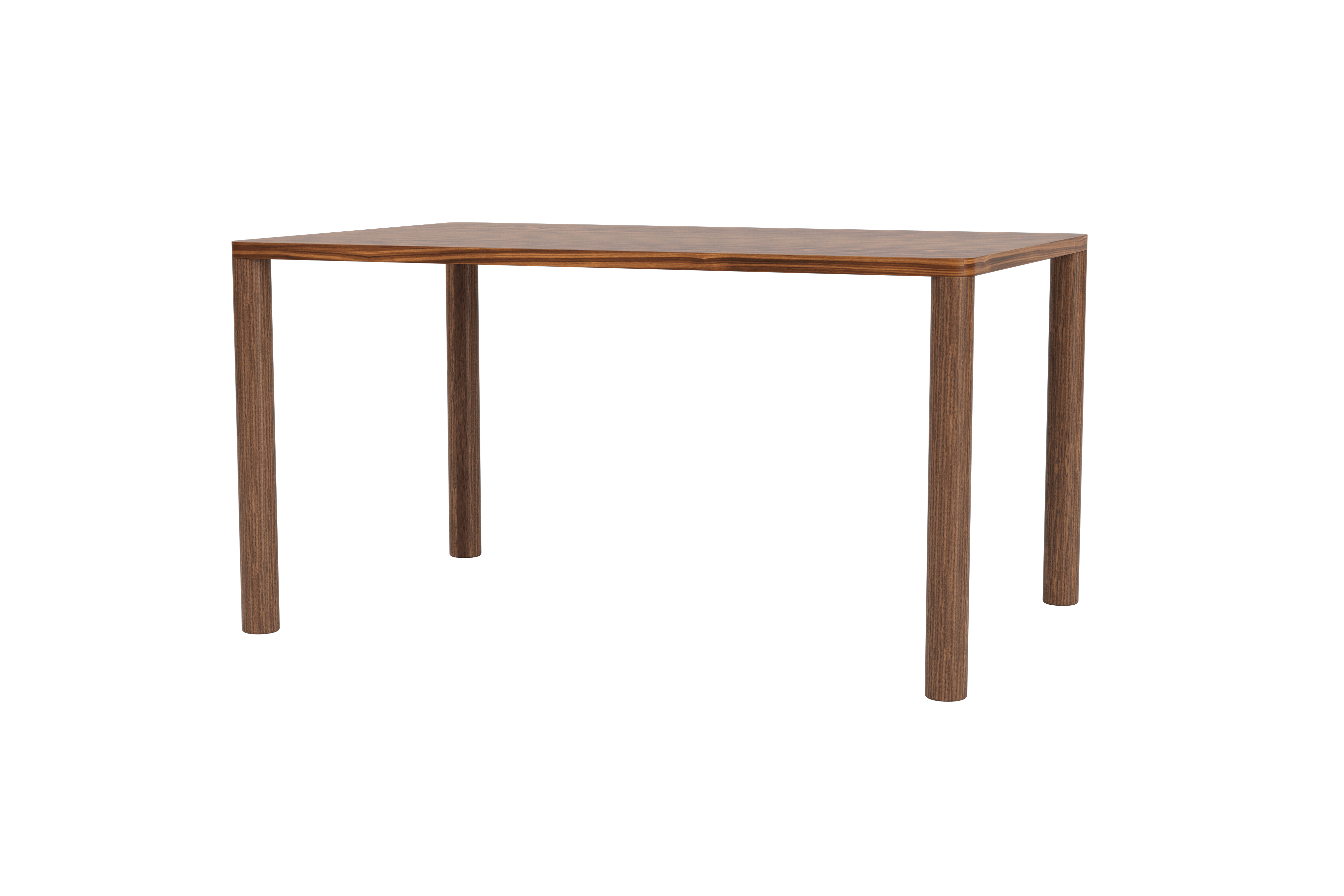 Log Table 140 cm / 55 in, Walnut, Art. no. 31653 (image 1)